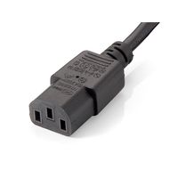 Miniatura 4 de CABLE ALIMENTACION EQUIP SHUKO 90º MACHO A 2 IEC HEMBRA 1.8M 112220