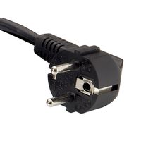 Miniatura 6 de CABLE ALIMENTACION EQUIP SHUKO 90º MACHO A 2 IEC HEMBRA 1.8M 112220
