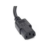 Miniatura 3 de CABLE ALIMENTACION EQUIP IEC MACHO A 2 IEC HEMBRA 1.8M 112210