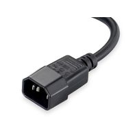 Miniatura 6 de CABLE ALIMENTACION EQUIP IEC MACHO A 2 IEC HEMBRA 1.8M 112210
