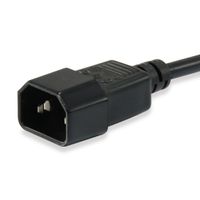 Miniatura 3 de CABLE ALARGO ALIMENTACION IEC MACHO - HEMBRA  EQUIP 1,8M  112100