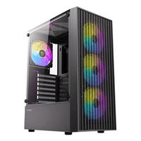 Miniatura 1 de CAJA ANTEC AX27 ARGB ATX NEGRO 4XVENT 120MM 2XUSB SN FUENTE