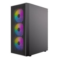 Miniatura 5 de CAJA ANTEC AX27 ARGB ATX NEGRO 4XVENT 120MM 2XUSB SN FUENTE