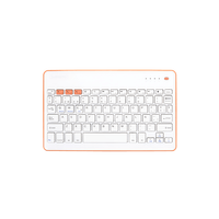 Miniatura 1 de TECLADO SILVER HT BLUETOOTH WHITE-PEACH