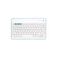 Miniatura 1 de TECLADO SILVER HT BLUETOOTH WHITE-BLUE