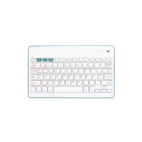 Miniatura 2 de TECLADO SILVER HT BLUETOOTH WHITE-BLUE