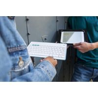 Miniatura 6 de TECLADO SILVER HT BLUETOOTH WHITE-BLUE