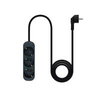 Miniatura 3 de Nanocable Regleta de Enchufes 3 Tomas 1.4 m Negro