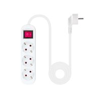 Miniatura 3 de Nanocable Regleta 3 Tomas Interruptor Blanco