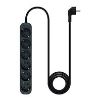 Miniatura 3 de Nanocable Regleta de Enchufes 6 Tomas 1.4 m Negro
