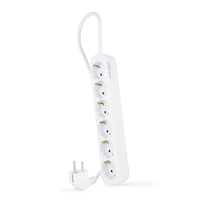 Miniatura 1 de Nanocable Regleta de Enchufes 6 Tomas 1.4 m Blanco