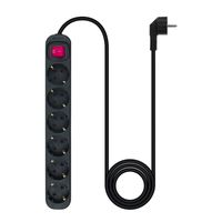 Miniatura 3 de REGLETA NANO CABLE 10.37.0006-BK 6TOMAS C/INTERRUPTOR 1,4M NEGRO