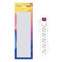 Miniatura 5 de REGLETA NANO CABLE 10.37.0006 6TOMAS C/INTERRUPTOR 1,4M BLANCO