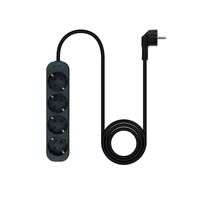 Miniatura 3 de Nanocable Regleta de Enchufes 4 Tomas 1.4 m Negro