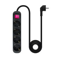 Miniatura 4 de REGLETA NANO CABLE 10.37.0004-BK 4TOMAS C/INTERRUPTOR 1,4M NEGRO