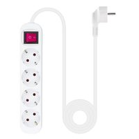 Miniatura 3 de REGLETA NANO CABLE 10.37.0004 4TOMAS C/INTERRUPTOR 1,4M BLANCO