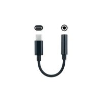 Miniatura 3 de Nanocable Adaptador Audio USB-C/M a Jack/H, Negro