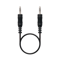 Miniatura 1 de CABLE AUDIO NANOCABLE JACK 3.5 A JACK 3.5 MACHO 1.5M
