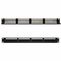 Miniatura 2 de PANEL PARCHEO 24P CAT.6 UTP 19 1U DUAL IDC, NEGRO