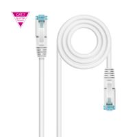 Miniatura 2 de LATIGUILLO/CABLE RED NANO CABLE CAT.7 RJ45 LSZH SFTP PIMF AWG26 25CM BLANCO