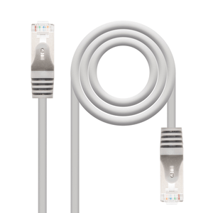 Nanocable-Latiguillo-Categoria-6-FTP-3-Metros-Gris