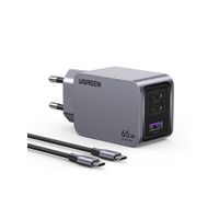 Miniatura 3 de CARGADOR DE PARED UGREEN 65W 1 USB-A 2 USB-C GRIS
