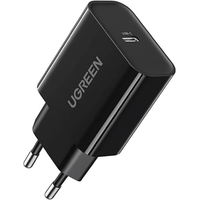 Miniatura 1 de CARGADOR PARED USB 20W IPAD/ IPHONE / GALAXY CARGA RAPIDA NEGRO