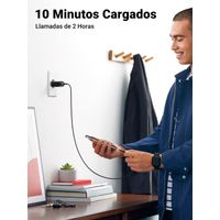 Miniatura 5 de CARGADOR PARED USB 20W IPAD/ IPHONE / GALAXY CARGA RAPIDA NEGRO