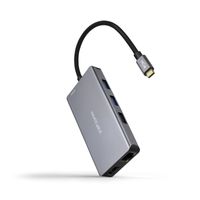 Miniatura 2 de Nanocable Hub USB-C 3xUSB-A+2xHDMI+RJ45+TF+SD+PD