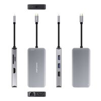 Miniatura 3 de Nanocable Hub USB-C 3xUSB-A+2xHDMI+RJ45+TF+SD+PD