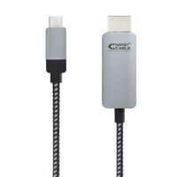 Miniatura 3 de Nanocable Cable Conversor USB-C/M a HDMI/M 3 M