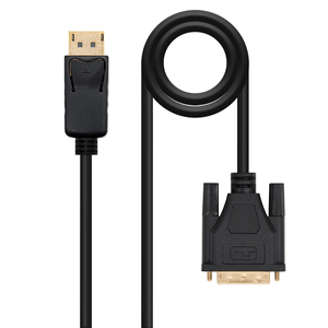 CONVERSOR-NANO-CABLE-DISPLAYPORT-A-DVI-DP-M---DVI-M-2.0M-NEGRO