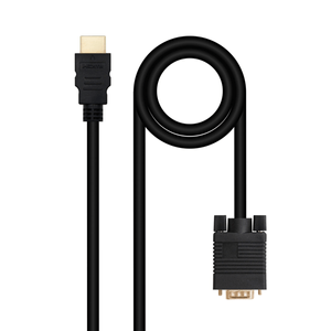 Nanocable-Conversor-HDMI-a-VGA-M-M-1.8-m-Negro