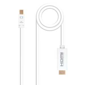 ADAPTADOR-CONVERSOR-NANO-CABLE-MINI-DISPLAYPORT-A-HDMI-2M-BLANCO