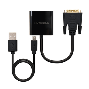 CONVERSOR-NANO-CABLE-DVI-M---VGA-H-10CM-NEGRO