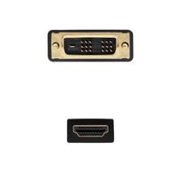 Miniatura 4 de CABLE DVI-D A HDMI M/M NANOCABLE 1.8MTS