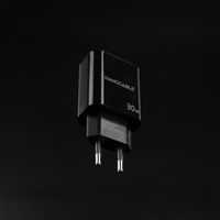 Miniatura 3 de Nanocable Cargador USB-C/PD+USB-A/QC 30W Negro