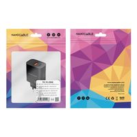 Miniatura 4 de Nanocable Cargador USB-C/PD+USB-A/QC 20W Negro