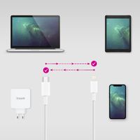 Miniatura 5 de CABLE USB NANO CABLE LIGHTNING - USB-C 0,50CM BLANCO