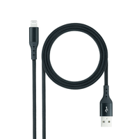 Miniatura 1 de Nanocable Cable LIGHTNING-USB A/M, Negro, 1 M