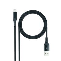 Miniatura 2 de Nanocable Cable LIGHTNING-USB A/M, Negro, 1 M