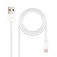Miniatura 1 de CABLE NC LIGHTNING IPHONE A USB A/M 1.0M