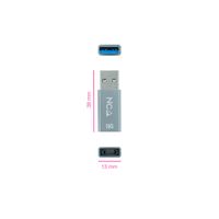 Miniatura 3 de ADAPTADOR NANO CABLE USB A/M - USB C/H  3.1 GRIS