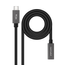 Nanocable-Cable-USB-3.2-Gen2-USB-C-M-H-15-M-Negro
