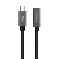 Miniatura 3 de Nanocable Cable USB 3.2 Gen2 USB-C M/H 1,5 M Negro