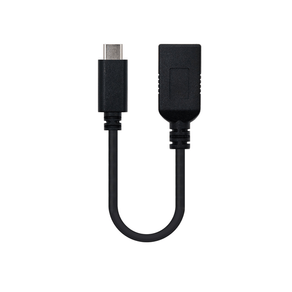 Nanocable-Cable-USB-3.1-Gen1-3A-USB-C-M-A-F-15cm