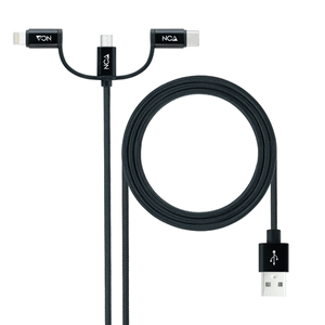 Nanocable-Cable-USB-a-USB-C-Micro-USB--Lighthning