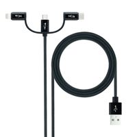 Miniatura 2 de Nanocable Cable USB a USB-C/Micro USB/ Lighthning