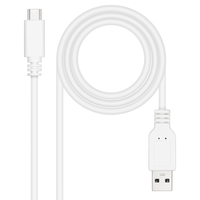 Miniatura 1 de Nanocable Cable USB 2.0 3A USB-C-M/M 3M Blanco
