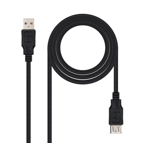 CABLE-NC-USB-1M-A-A-M-H-NEGRO